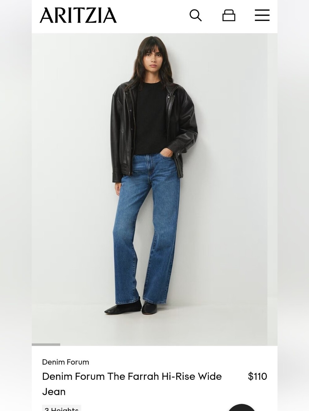 Farrah Hi-Rise Wide Jean